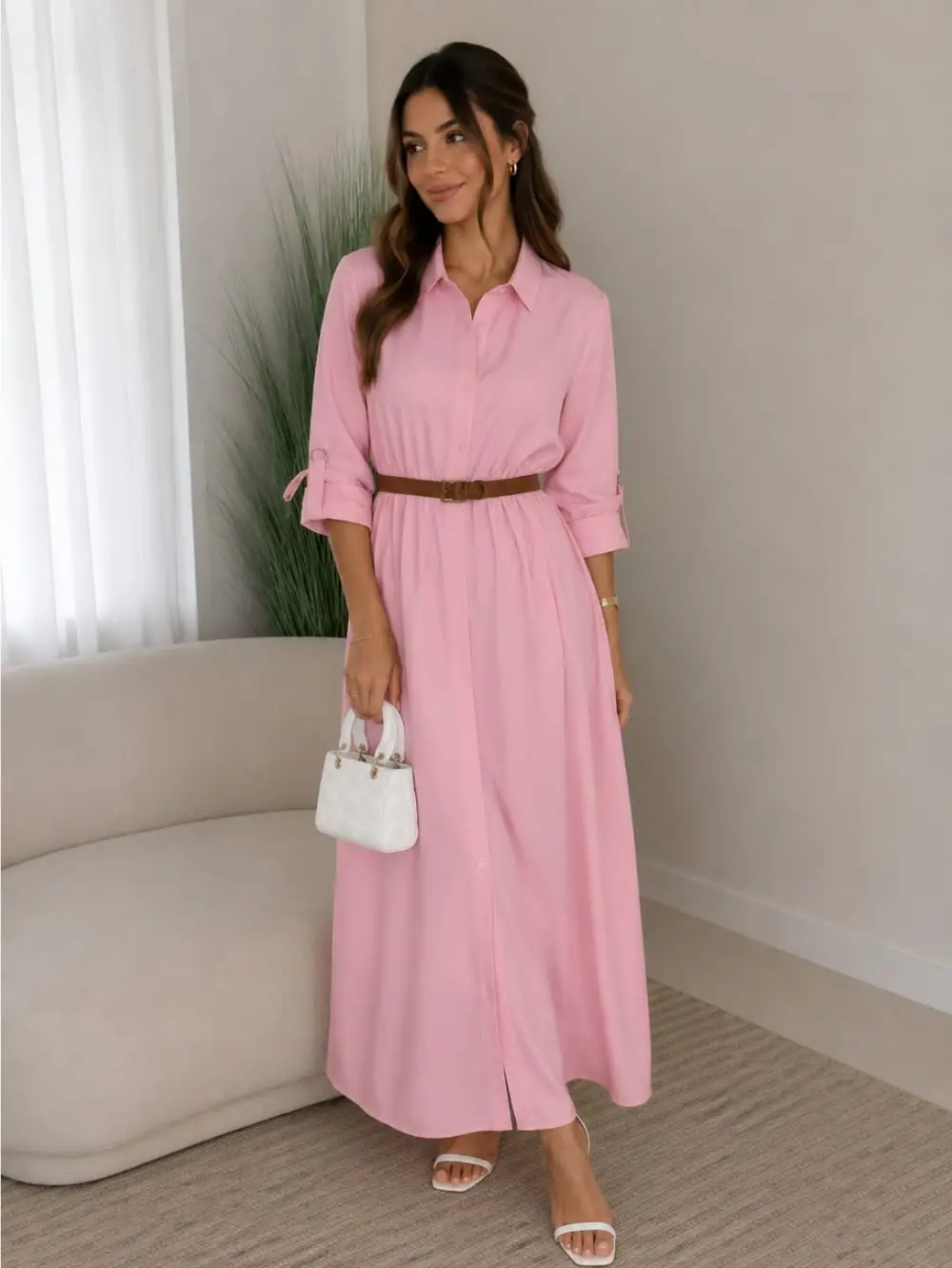Robe chemise chic – Image 2
