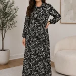 Robe Khadija - Noir
