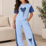 Set Cœur - Bleu ciel