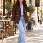 Trench Coat Court - Marron