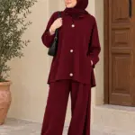 Set Salwa - Rouge Bordeaux